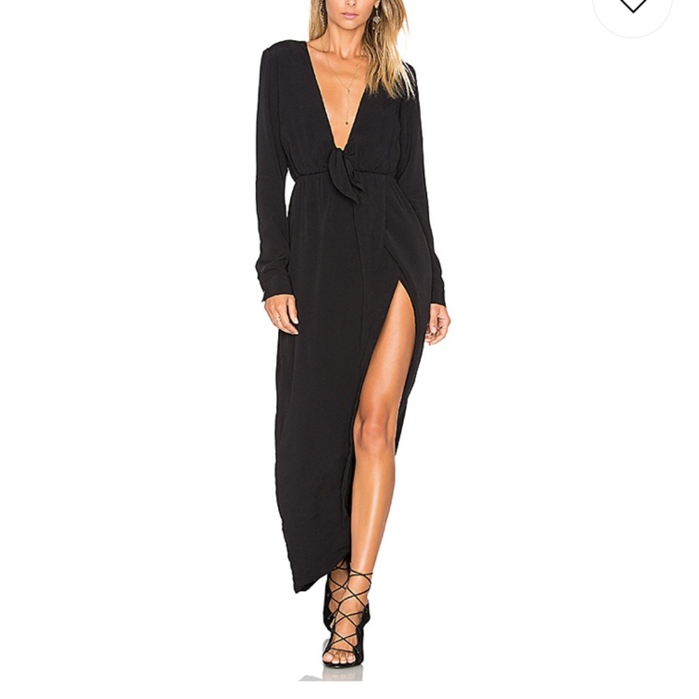 Lovers + Friends Black Maxi Dress